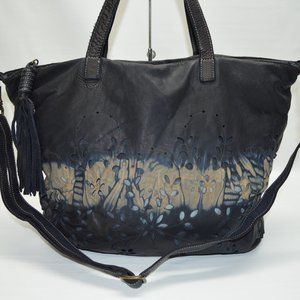 Caterina Lucchi Italian Leather Large Cut Out Tote